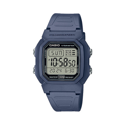 Casio W-800H-2AVES Ανδρικό Ψηφιακό Ρολόι Μπαταρίας με Μπλε Λουράκι Καουτσούκ Casio W-800H-2AVES Ανδρικό Ψηφιακό Ρολόι Μπαταρίας με Μπλε Λουράκι Καουτσούκ